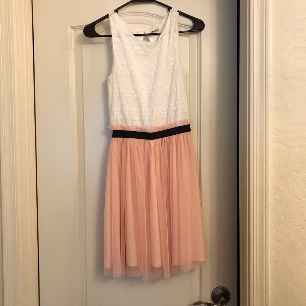 Pink & White dress